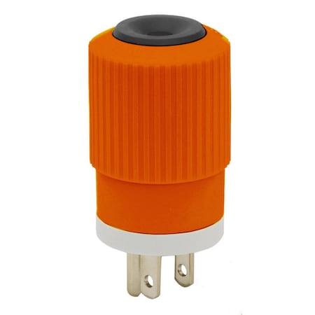 Bryant Straight Blade Plug, 5-15P, 15 A, 125V, 2 Pole, Screw Terminals, Grounded BRY5266NPOR
